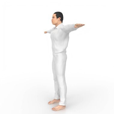 Man isolated on background