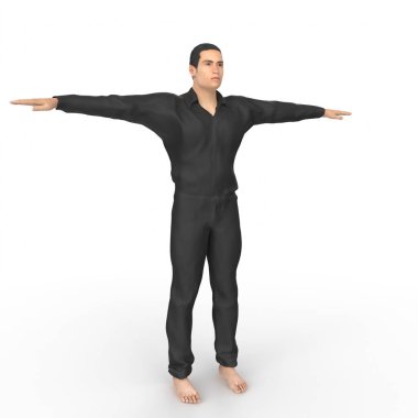 Man isolated on background