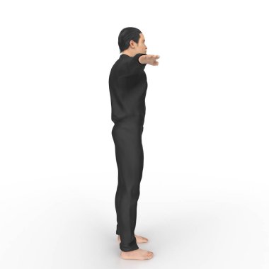 Man isolated on background