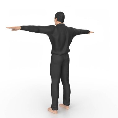 Man isolated on background