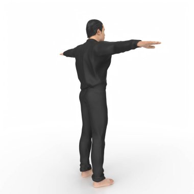 Man isolated on background