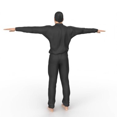 Man isolated on background