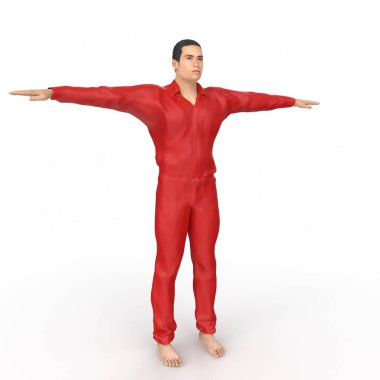 Man isolated on background