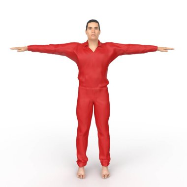 Man isolated on background