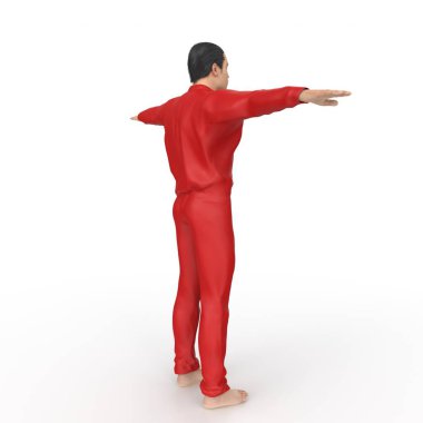 Man isolated on background