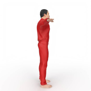 Man isolated on background