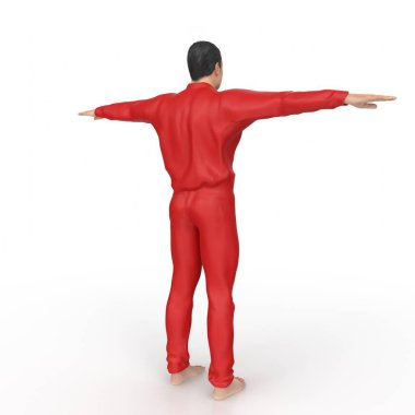 Man isolated on background