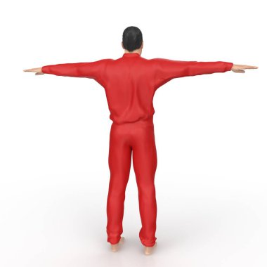 Man isolated on background