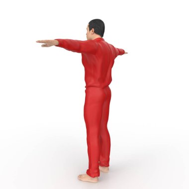 Man isolated on background