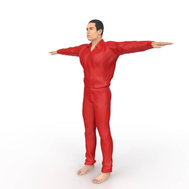 Man isolated on background