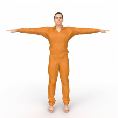 Man isolated on background