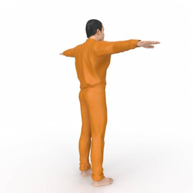 Man isolated on background