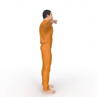 Man isolated on background