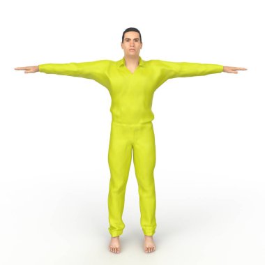 Man isolated on background