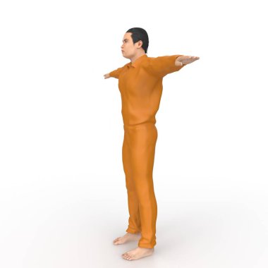 Man isolated on background