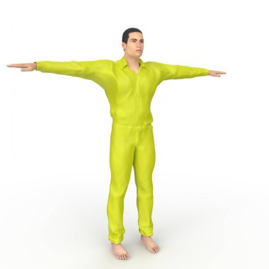 Man isolated on background