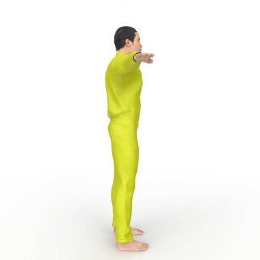 Man isolated on background