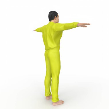 Man isolated on background