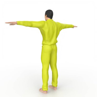 Man isolated on background