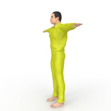 Man isolated on background