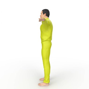 Man isolated on background