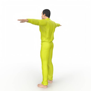 Man isolated on background