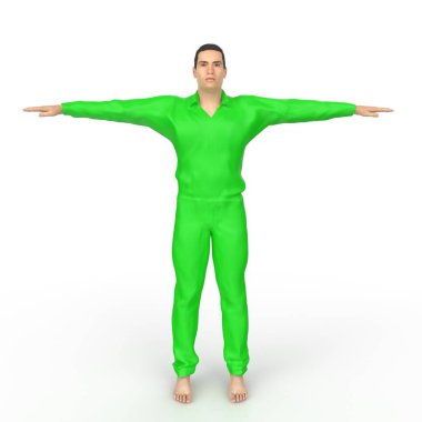 Man isolated on background