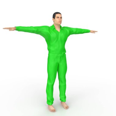 Man isolated on background