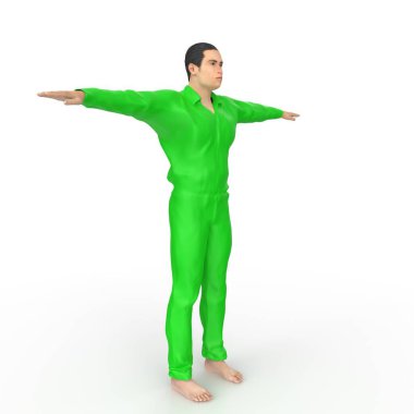 Man isolated on background