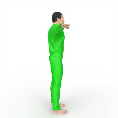 Man isolated on background