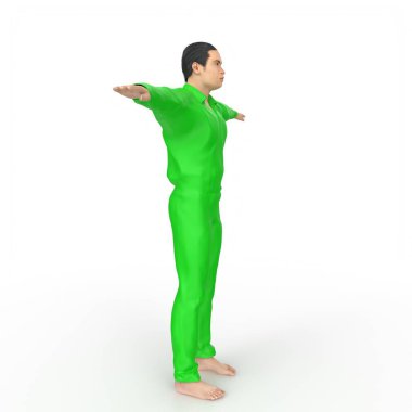 Man isolated on background