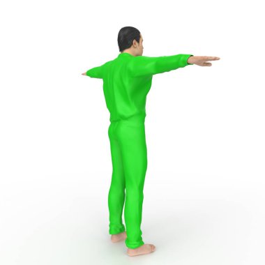 Man isolated on background