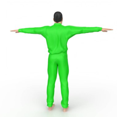 Man isolated on background