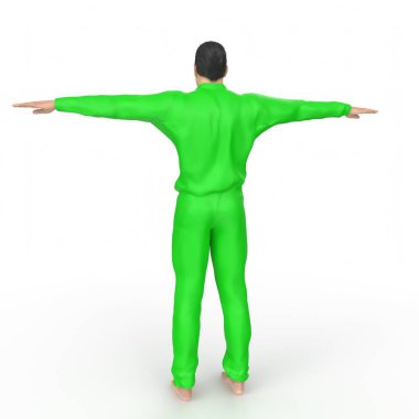 Man isolated on background