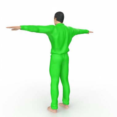 Man isolated on background