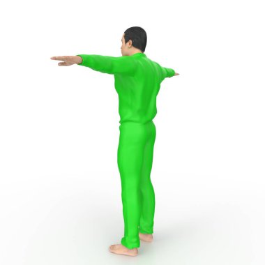 Man isolated on background