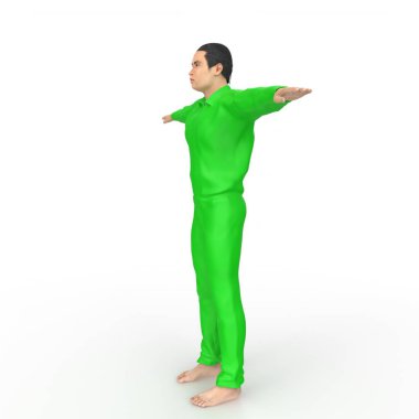 Man isolated on background