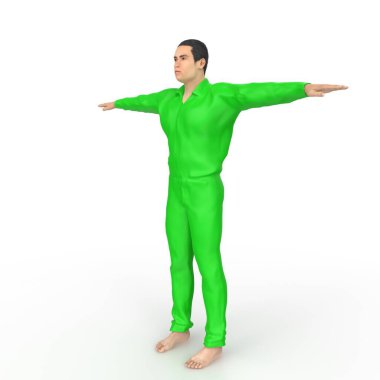 Man isolated on background