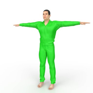 Man isolated on background