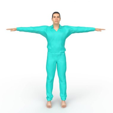 Man isolated on background