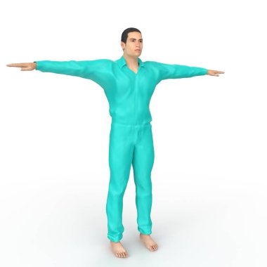 Man isolated on background