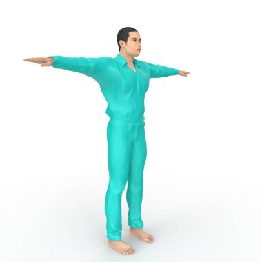 Man isolated on background