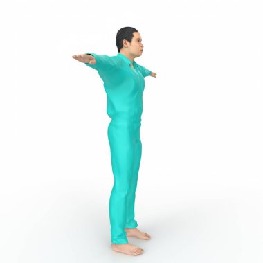 Man isolated on background