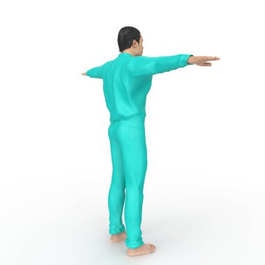 Man isolated on background