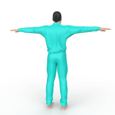 Man isolated on background