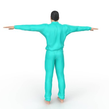 Man isolated on background