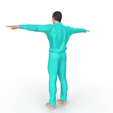 Man isolated on background