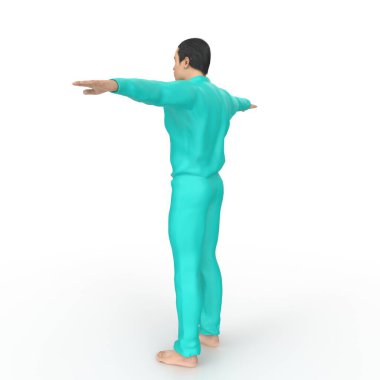 Man isolated on background