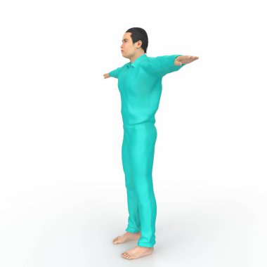 Man isolated on background