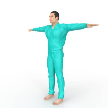 Man isolated on background